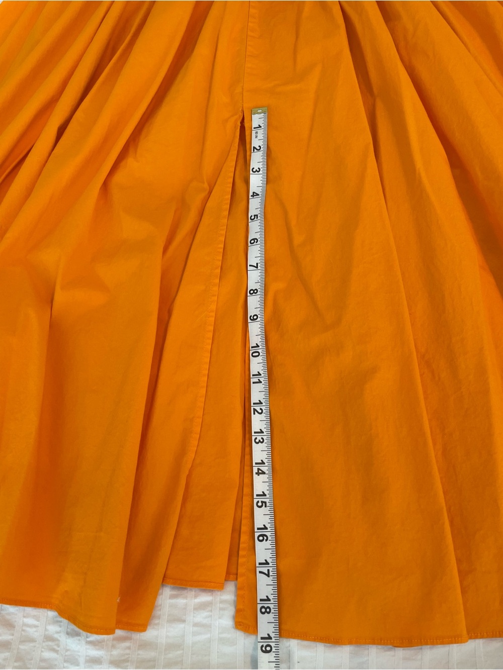 Toccin x RTR Orange Ruffle Off-Shoulder Formal Dress - Picture 6 of 13
